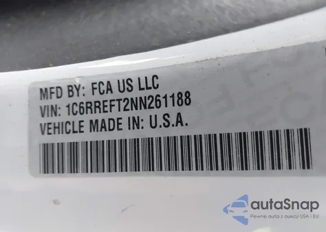 2022 Ram 1500 Big Horn/Lone Star из США, поврежденный, VIN 1C6RREFT2NN261188